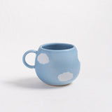 Blue Ball Mug 17oz / 500ml stoneware ceramic — Cloud Collection