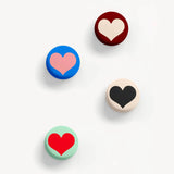 Colorful Heart Pinback Button