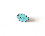 Smiley Cloud Enamel Pin