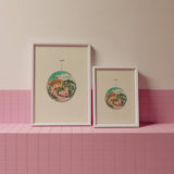 Vintage Discoball/Mirrorball Art Print