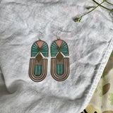 Nouveau // Stained Glass Resin Earrings