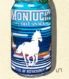 Montucky Beer Can Print