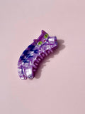 Purple Tabby Cat Hair Claw