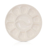 Pintar 12 Well Round Ceramic Watercolor Paint Palette Tray