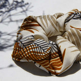 Gold Boho Scrunchie | Handmade Satin Scrunchie