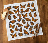 Monarch Flight Tea Towel - Butterfly Kitchen Towel Decor