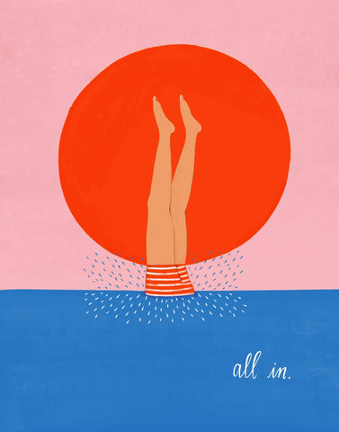 Art Print - All In - Inspirational Wall Art