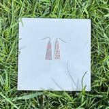 Swirl // Stained Glass Resin Earrings