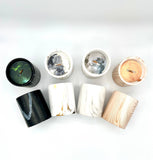 Biophilia: White Marble + Pure Fresh Air Scented Candle