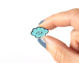 Smiley Cloud Enamel Pin