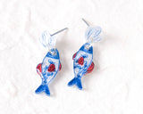 Mediterranean Coastal Fish Dangle Earrings