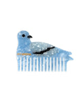 Wide-Tooth Mini Hair Comb - Pigeon - Blue