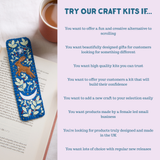 Celestial Hare Mini Embroidery Kit | Craft Kit for Beginners