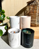 Biophilia: Black Marble ~ Fresh Earth Scented Candle