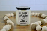 Orange Blossom Gin Lemon Soy Candle