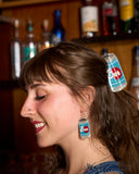 Beer Can Statement Earrings