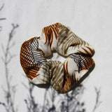 Gold Boho Scrunchie | Handmade Satin Scrunchie