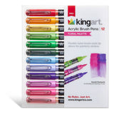PRO Acrylic Paint Brush Pens - 12 Floral Colors