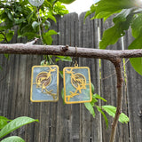 Migration // Stained Glass Resin Earrings