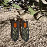 Scandi // Stained Glass Resin Earrings