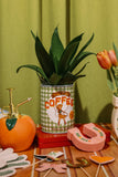 Ceramic Planter, Coffee Can
