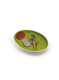 Ceramic Trinket & Jewelry Tray / Dish - Green Olive