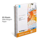 Mixed Media Sketchbook - 9” x 12” - 60 Sheets