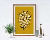 Sunshine Daisies - floral illustration prints
