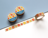 Cute Happy Smiling Sun Washi Tape