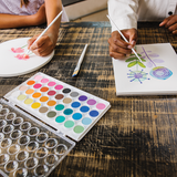 Chroma Blends: Watercolor Paint Brushes (Set of 6)