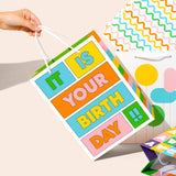 It Is Your Birthday Gift Bag – Colorful Birthday Bag