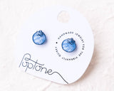 Cute Blueberry Summer Fruit Stud Earrings