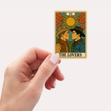 The Lovers Tarot Card Sticker – LGBTQ+ Cowboy Romance