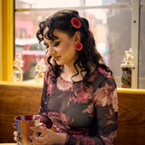 Button Earrings