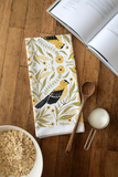 Goldfinch Tea Towel - Bird & Garden Kitchen Towel Decor