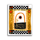 NOT ALL GROWTH IS VISIBLE Sticker