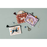 Folktale Embroidered Flat Pouch