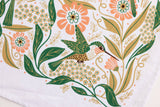 Hummingbird Tea Towel - Spring & Garden Bird Kitchen Decor
