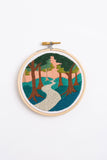 Forest Walk Mini Embroidery Kit | Beginner Craft Kit
