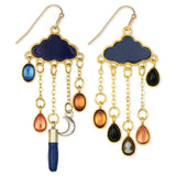 Rainy Days Gold Celestial Drop Earrings
