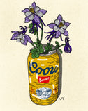 Coors Banquet Beer Can Print