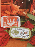 Tinned Fish Candle  Smoked Rose Water Handmade Soy Wax