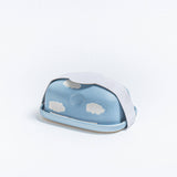 Cloud Blue Butter Dish stoneware ceramic