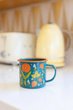 Enamel Coffee & Camp Mug | Garden Buzz | Bees | 16oz