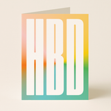 HBD Gradient Prism – Birthday Card