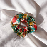 Retro Floral Scunchy | Handmade Boho Scrunchy