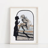 SHADOWPLAY Vibrant Giclée Art Print by Renée Staeck