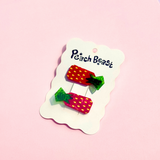 Strawberry Candy Hair Clips