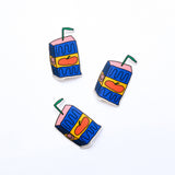 Juice box sticker