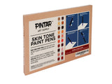 Pintar Skin Tone Color 20 Pack Paint Pens Acrylic Paint Pen Set with Extra Fine 0.7mm Tip | Use on Rocks, Canvas, Glass, Ceramics, Plastic, Porcelain